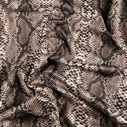 FS062_4 Brown Snake Skin | Fabric Styles