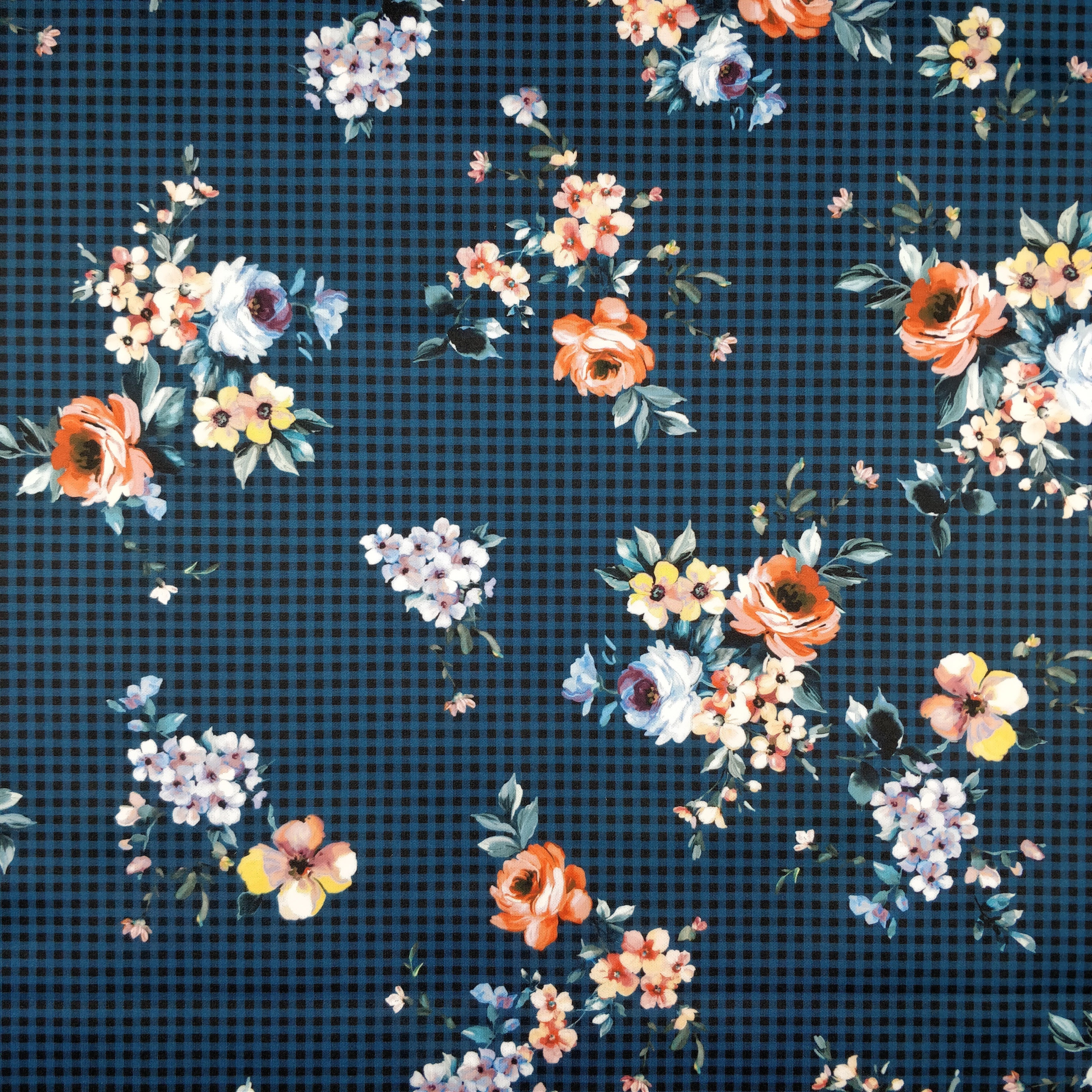 FS335 Gingham Floral | Fabric Styles