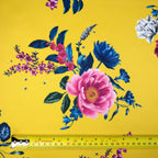 FS298 Mustard Floral | Fabric Styles
