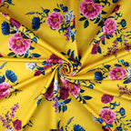 FS298 Mustard Floral | Fabric Styles
