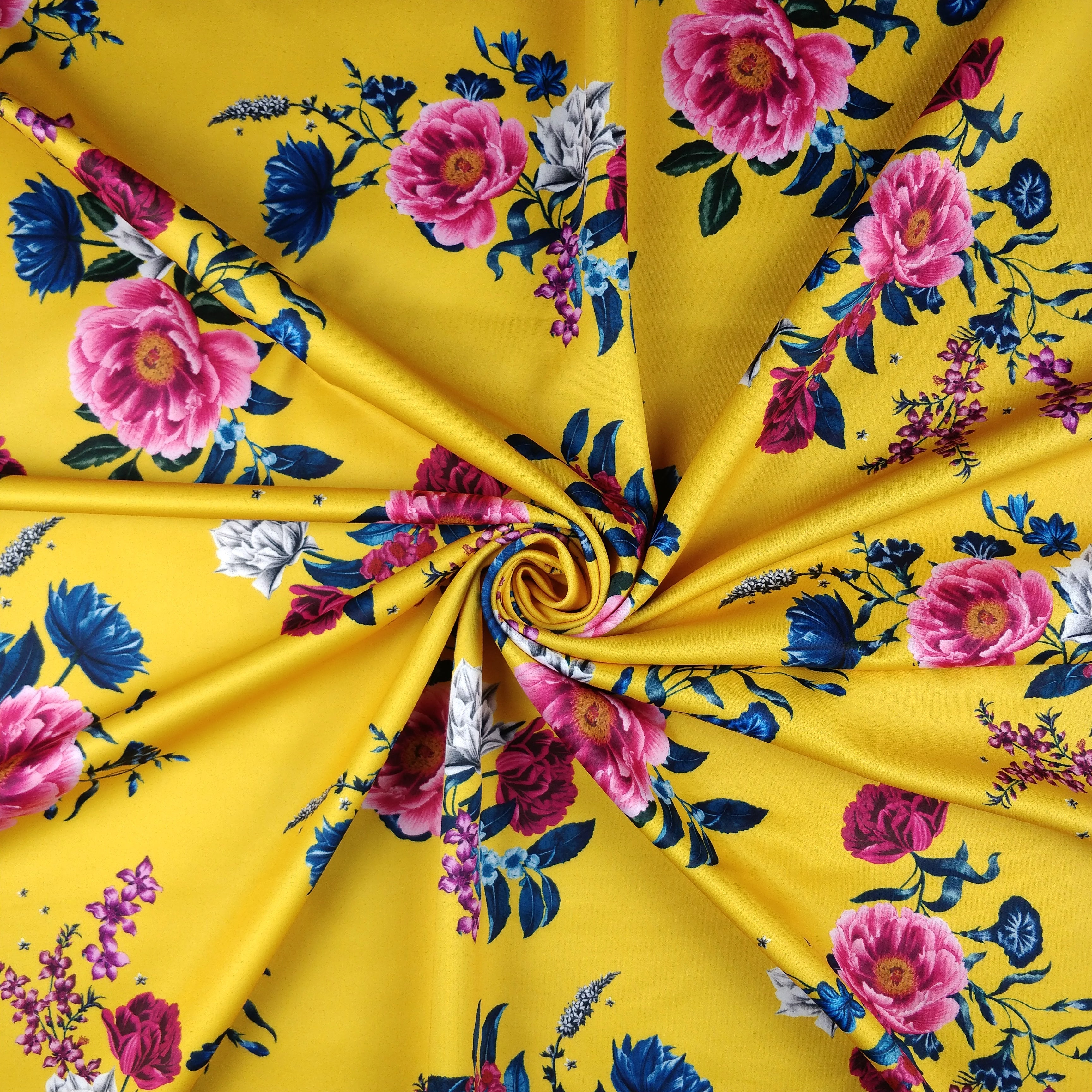 FS298 Mustard Floral | Fabric Styles