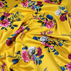 FS298 Mustard Floral | Fabric Styles