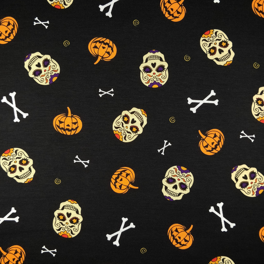 FS323 Skull Halloween | Fabric Styles