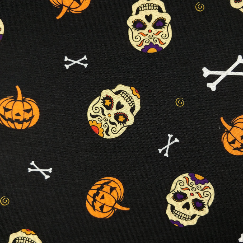 FS323 Skull Halloween | Fabric Styles