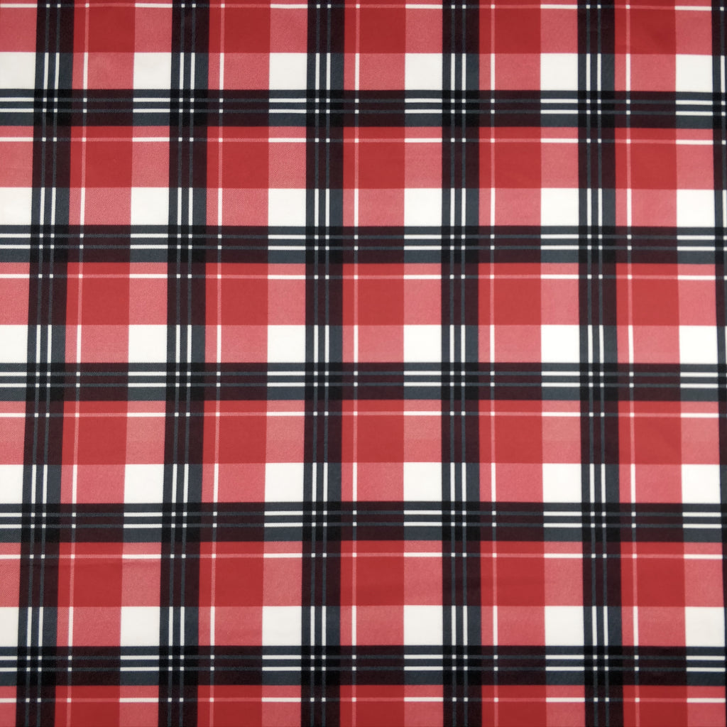FS341_2 Red Tartan | Fabric Styles
