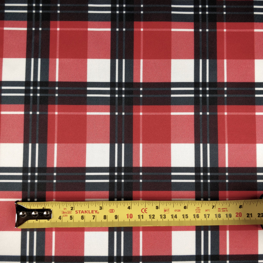 FS341_2 Red Tartan | Fabric Styles
