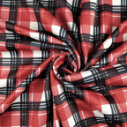 FS341_2 Red Tartan | Fabric Styles