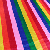 FS366 Rainbow Striped Velvet Stretch Knit Fabric | Blue, elastane, Fabric, Fabrics, fashion fabric, High Fashion, jersey, Multi Colour, Multi Stripe, Multicolor, Multicolored, Multicolour, Multicoloured, Rainbow, sewing, Skirt, Stiped, Stretch, Stretchy, Stripe, Striped, Stripes, Summer, Velvet, Yellow | Fabric Styles