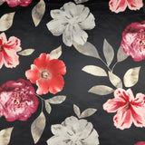 FS368 Large Red Floral | Fabric | Black, drape, Fabric, fashion fabric, Floral, Flower, limited, making, Marble, Sale, Scuba, sewing, Splash, Stretchy | Fabric Styles