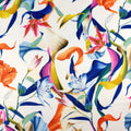 FS374 White Floral | Fabric Styles