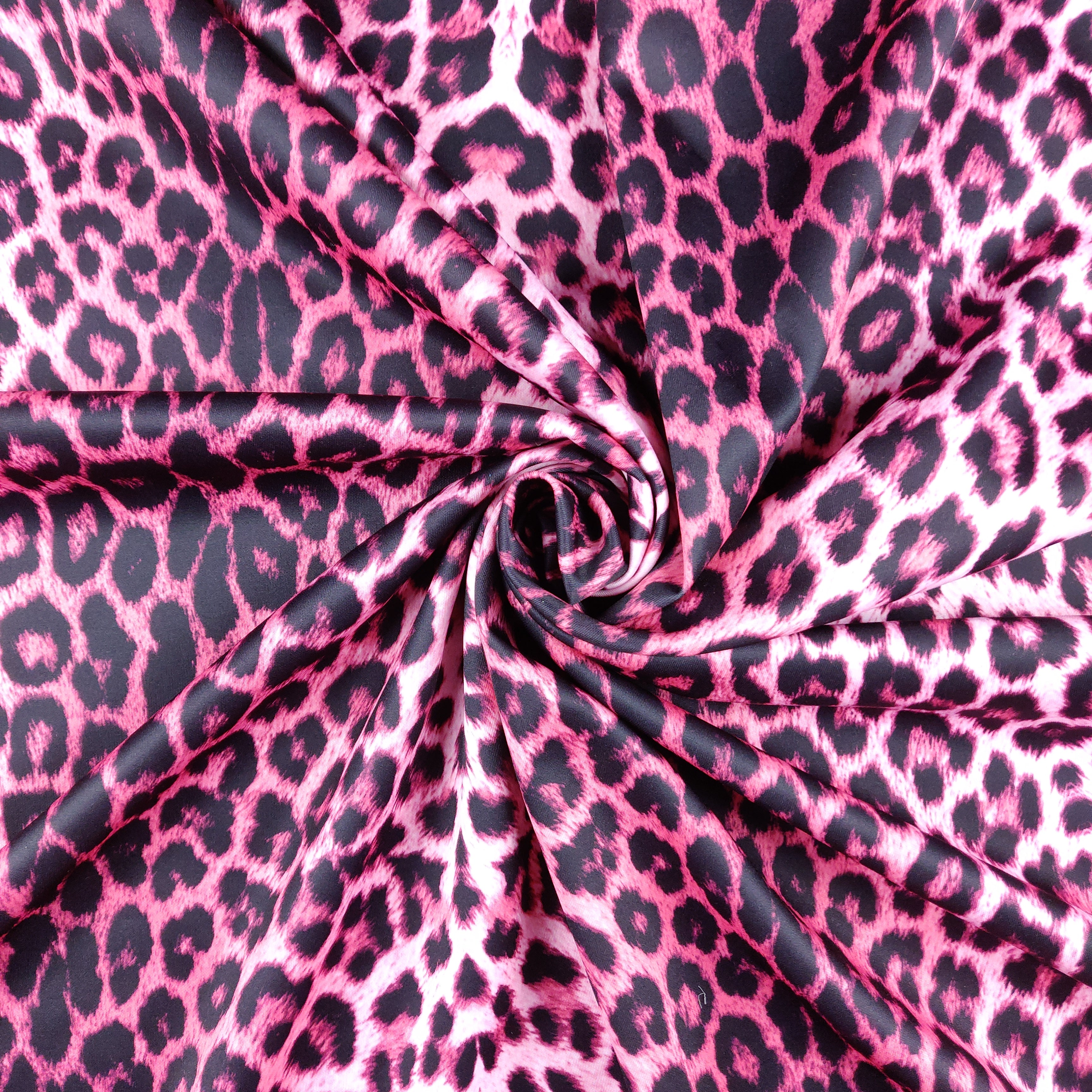 FS005 Leopard Print Scuba, Spun Polyester & Velvet Fabric | Fabric | Animal, Brown, Dark, drape, Fabric, fashion fabric, Gold, Green, Grey, Leopard, making, New, Pink, Purple, Red, Scuba, sewing, spandex, spun polyester, Spun Polyester Elastane, Stretch, Stretchy, Valentino, Velvet | Fabric Styles