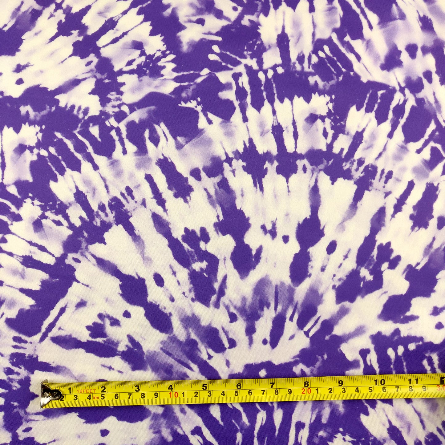 FS401_2 Purple Tie Dye | Fabric | Blue, Cloud, Clouds, drape, Dress making, Fabric, fashion fabric, jersey, making, Neon, Polyester, Purple, Scuba, sewing, Stretch, Stretchy, Tie Dye | Fabric Styles