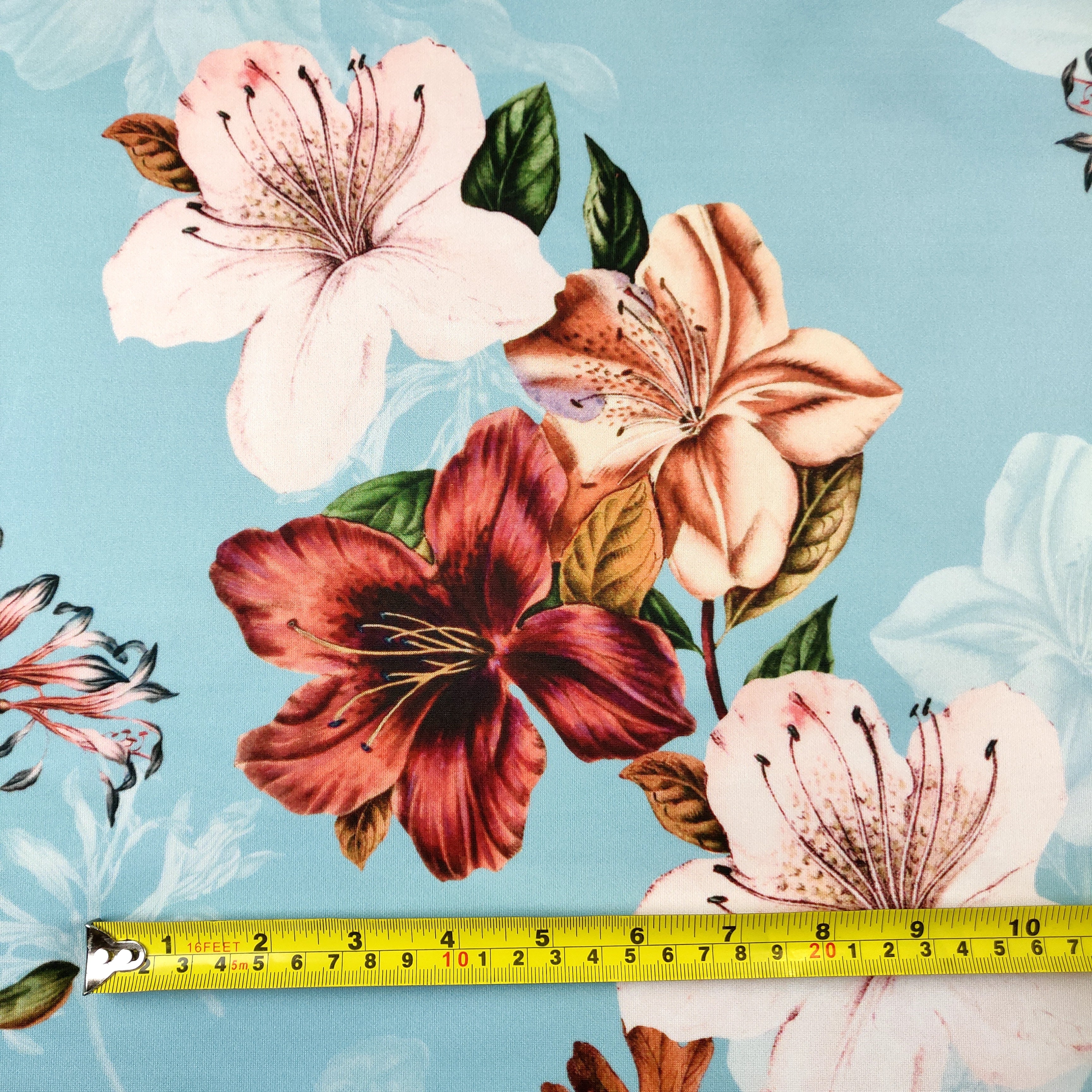 FS378_2 Blush Lisianthus Floral | Fabric Styles