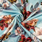 FS378_2 Blush Lisianthus Floral | Fabric Styles