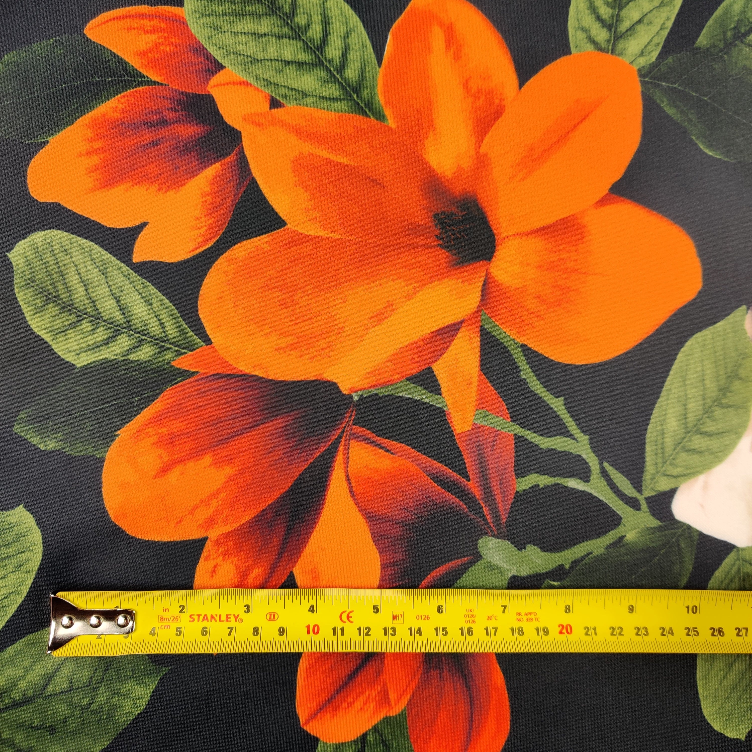 FS417 Orange Anemone | Fabric Styles