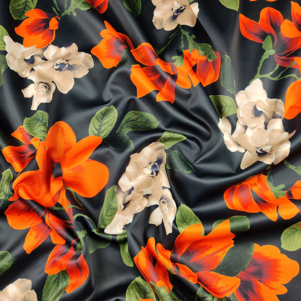 FS417 Orange Anemone | Fabric Styles