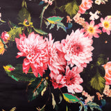 FS437 Floral | Fabric | drape, Fabric, fashion fabric, Floral, Flower, Nude, Scuba, sewing, Stretchy | Fabric Styles