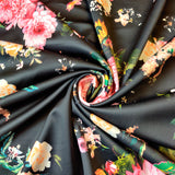 FS437 Floral | Fabric | drape, Fabric, fashion fabric, Floral, Flower, Nude, Scuba, sewing, Stretchy | Fabric Styles