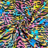 FS487 Zebra Paint Splat | Fabric | animal, fabric, Fs487, Multi Color, Multi Colour, Multicolor, Multicolored, Multicolour, paint, Scuba, spandex, splash, Swim, Swimwear, Tie Dye, zebra | Fabric Styles
