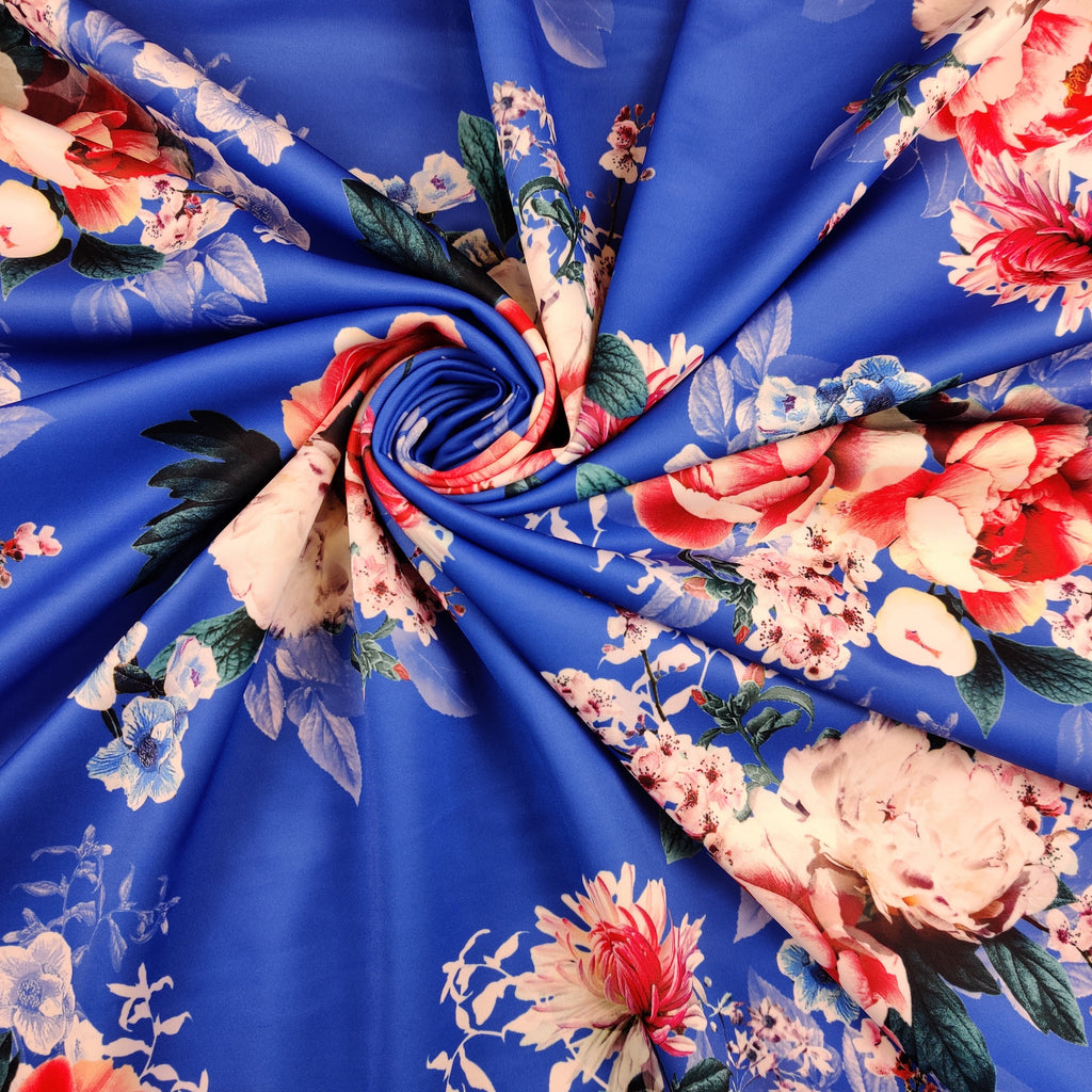 FS450 Blue Floral | Fabric Styles