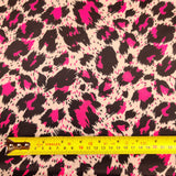 FS456 Paint Stroke Leopard | Fabric | Animal, drape, Fabric, fashion fabric, FS456, Leopard, Scuba, sewing, Stretchy | Fabric Styles