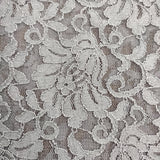 FS509_1 Grey Glitter Floral Lace | Fabric | drape, Fabric, fashion fabric, Floral Leopard, Lace, Plain, SALE, Sequins, sewing, Stretchy, textured | Fabric Styles