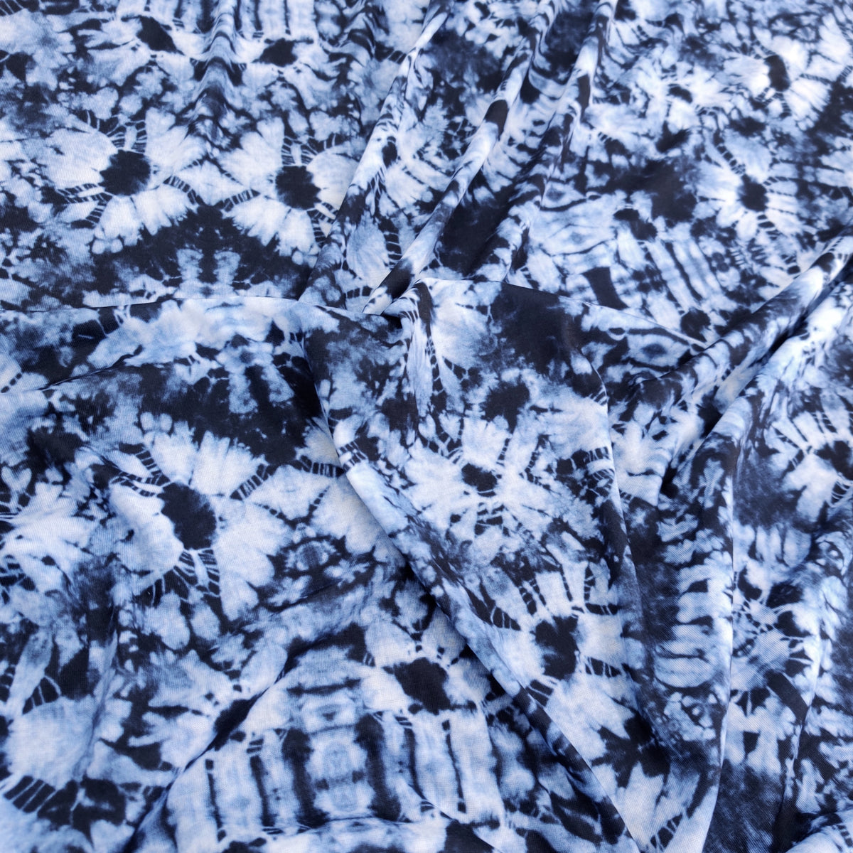 FS521 Blue Tie Dye – Fabric Styles