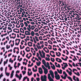 FS005 Leopard Print Scuba, Spun Polyester & Velvet Fabric