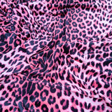 FS005 Leopard Print Scuba, Spun Polyester & Velvet Fabric