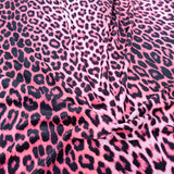 FS005 Leopard Print Scuba, Spun Polyester & Velvet Fabric