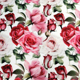 FS433 Rose World | Fabric | drape, Fabric, fashion fabric, Floral, Flower, Rose, Roses, Scuba, sewing, Stretchy | Fabric Styles