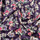 FS552 Purple Floral | Fabric | brown, drape, Eagle, Fabric, fashion fabric, Floral, Flower, maroon, pink, Scuba, sewing, Stretchy | Fabric Styles