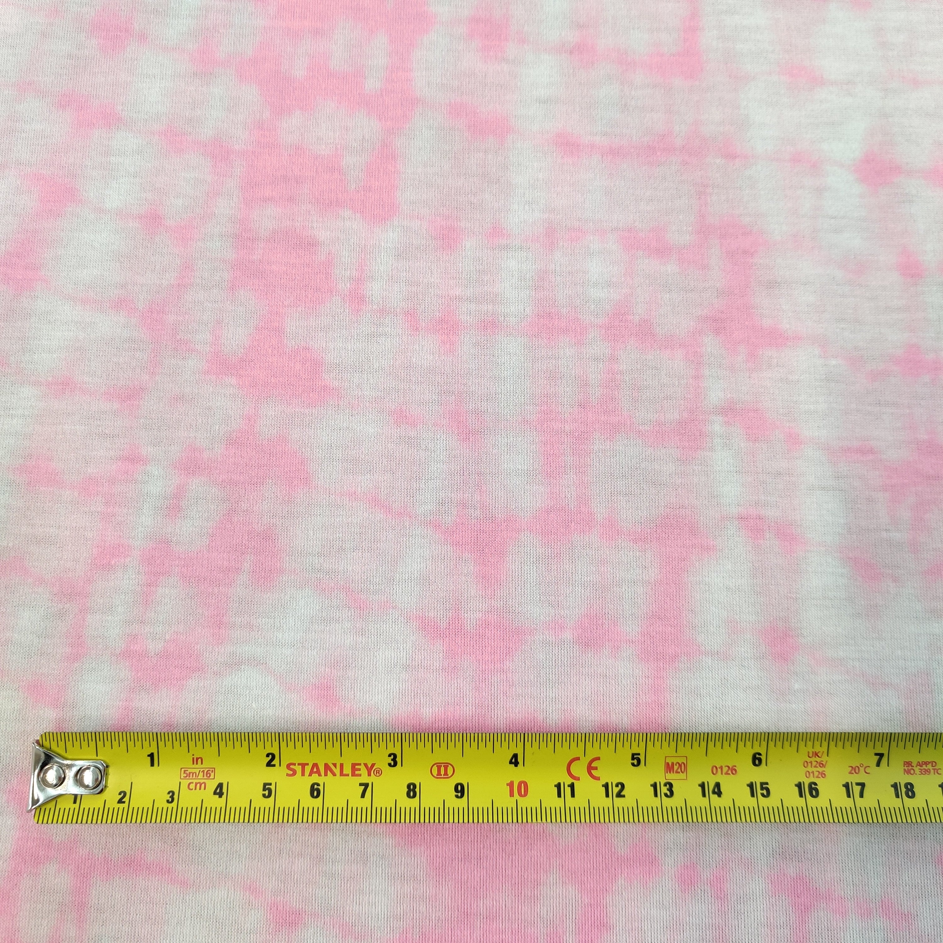 FS529 Pink Tie Dye | Fabric | drape, Fabric, fashion fabric, Pink, SALE, sewing, spun poly, Spun Polyester, Spun Polyester Elastane, Stretchy, Tie Dye | Fabric Styles