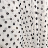 FS565 Spots | Fabric | black, dot, dots, drape, Fabric, fashion fabric, FS133, jersey, making, Power Mesh, Powermesh, SALE, sewing, spot, Spots, stretch, Stretchy, white | Fabric Styles