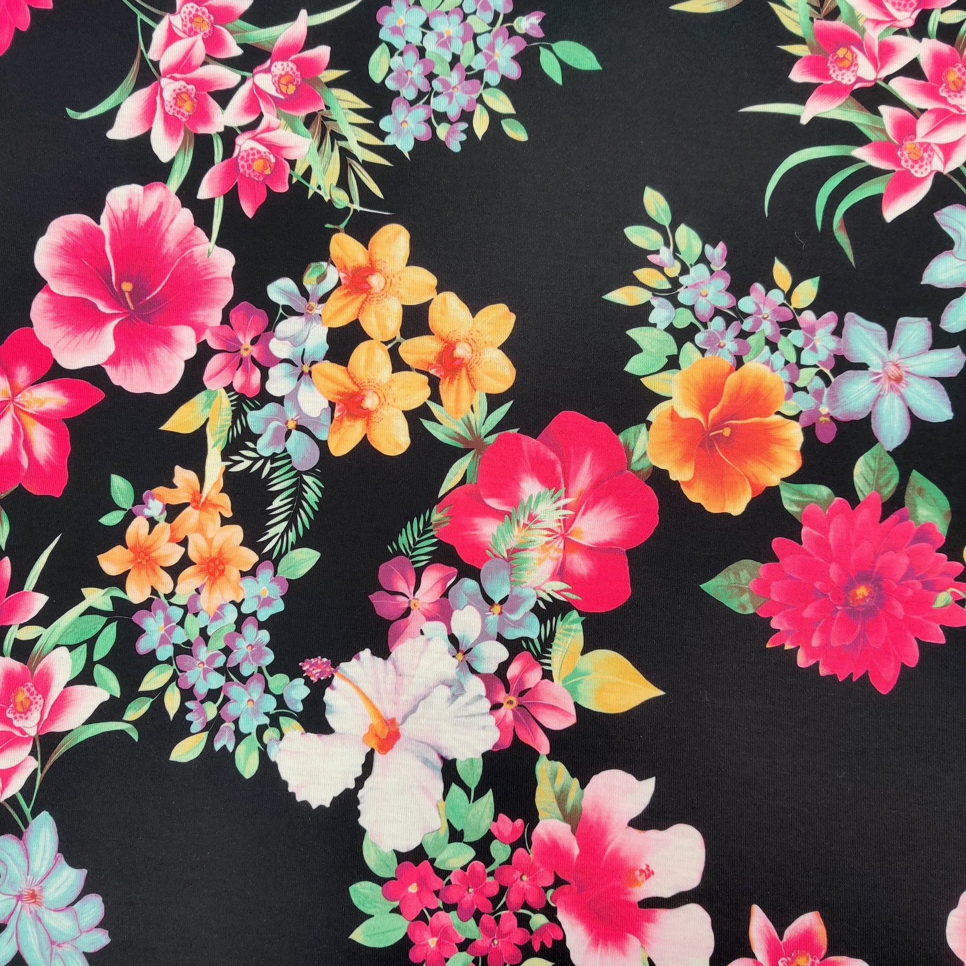 FS570 Floral | Fabric | Fabric, floral, SALE, spun poly, Spun Polyester, Spun Polyester Elastane, tropical | Fabric Styles