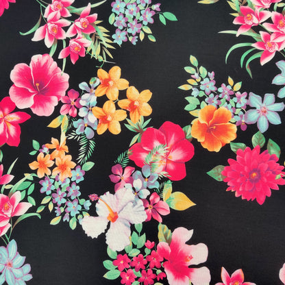 FS570 Floral | Fabric | Fabric, floral, SALE, spun poly, Spun Polyester, Spun Polyester Elastane, tropical | Fabric Styles