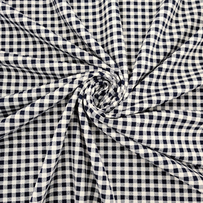 FS130_6 Navy Gingham