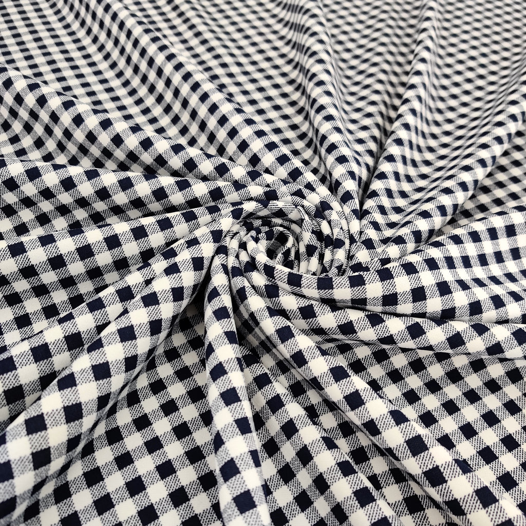 FS130_6 Navy Gingham