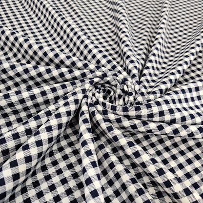 FS130_6 Navy Gingham