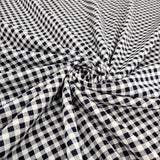 FS130 Gingham Scuba Stretch Fabric Pink & Navy | Fabric | checks, drape, Fabric, fashion fabric, Gingham, jersey, making, Navy, Pink, SALE, Scuba, sewing, Tartan | Fabric Styles