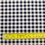 FS130 Gingham Scuba Stretch Fabric Pink & Navy | Fabric | checks, drape, Fabric, fashion fabric, Gingham, jersey, making, Navy, Pink, SALE, Scuba, sewing, Tartan | Fabric Styles