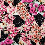 FS559 Abstract Spots Floral | Fabric | drape, Fabric, fashion fabric, Floral, jersey, making, SALE, sewing, spun polyester, Spun Polyester Elastane, stretch, Stretchy, Tropical | Fabric Styles