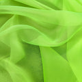 FS592_3 Florescent Yellow Crystal Organza | Fabric | Black, brown, dressmaking, fabric, fabrics, FS592, Green, Grey, leggings, leopard, limited, Nylon, Organsa, Organza, Pink, Plain, SALE, see through, skirt, Transparent | Fabric Styles