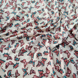 FS644 Butterfly Land Silky Stretch Knit Fabric | Fabric | animal, butterflies, butterfly, children, drape, Fabric, fashion fabric, SALE, sewing, small, Soft Touch, Stars, Stretchy | Fabric Styles