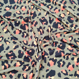 FS649 Camo Leopard | Fabric | animal, Army, Camo, Camoflauge, Camouflage, Camouflaged, drape, Fabric, fashion fabric, jersey, leopard, making, sewing, spun polyester, Spun Polyester Elastane, stretch, Stretchy | Fabric Styles