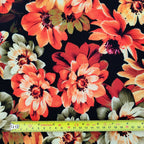 FS558 Pink Flower | Fabric | drape, Fabric, fashion fabric, Floral, jersey, making, sewing, spun polyester, Spun Polyester Elastane, stretch, Stretchy, Tropical | Fabric Styles