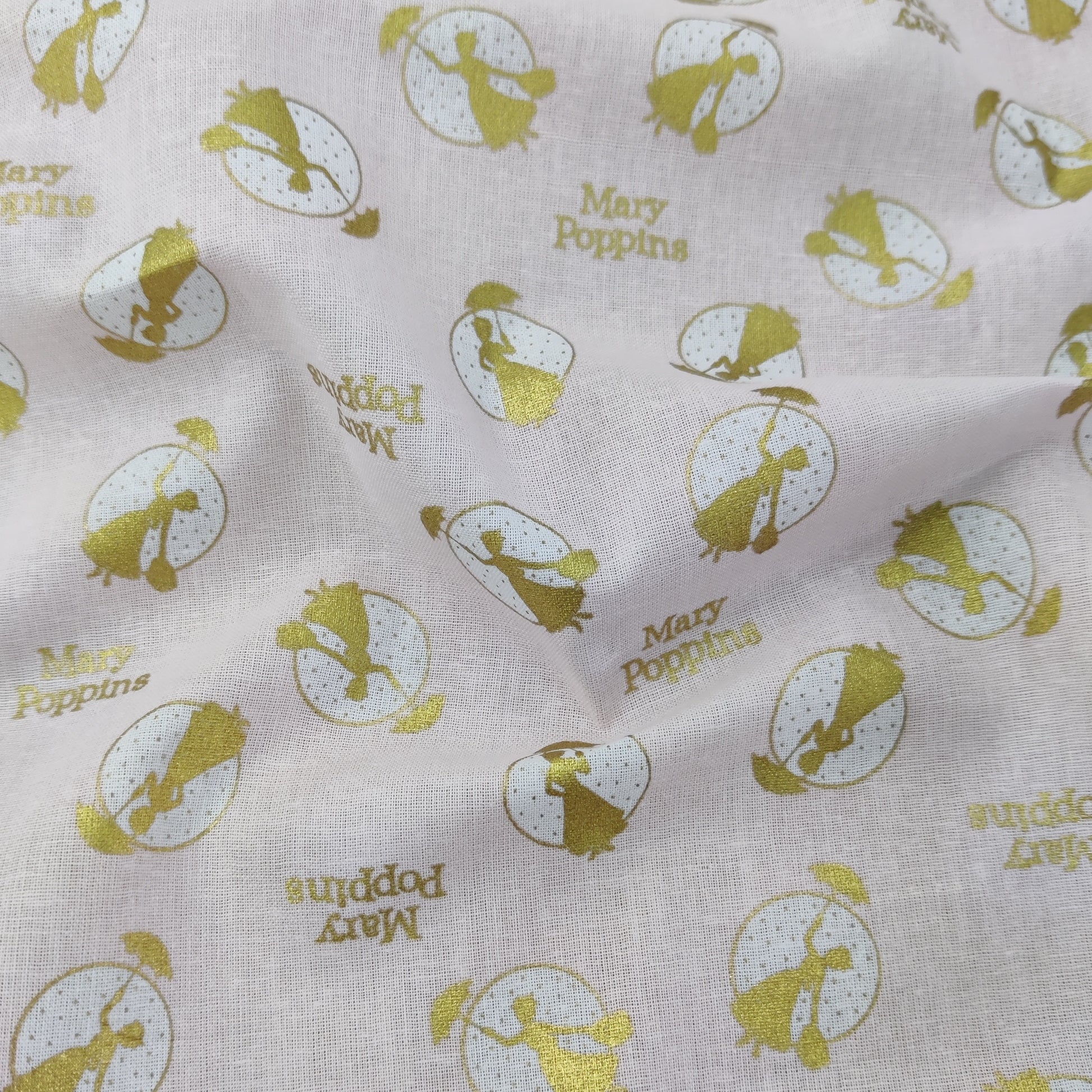 FS678 Mary Poppins - Disney | Fabric | blue, Brand, Branded, Children, Cotton, Denim, Disney, drape, Fabric, fashion fabric, Kids, Light blue, making, Mary, Mary Poppins, Minnie, Minnie Mouse, Mouse, Pink, Poppin, Poppins, Sale, sewing, Skirt | Fabric Styles