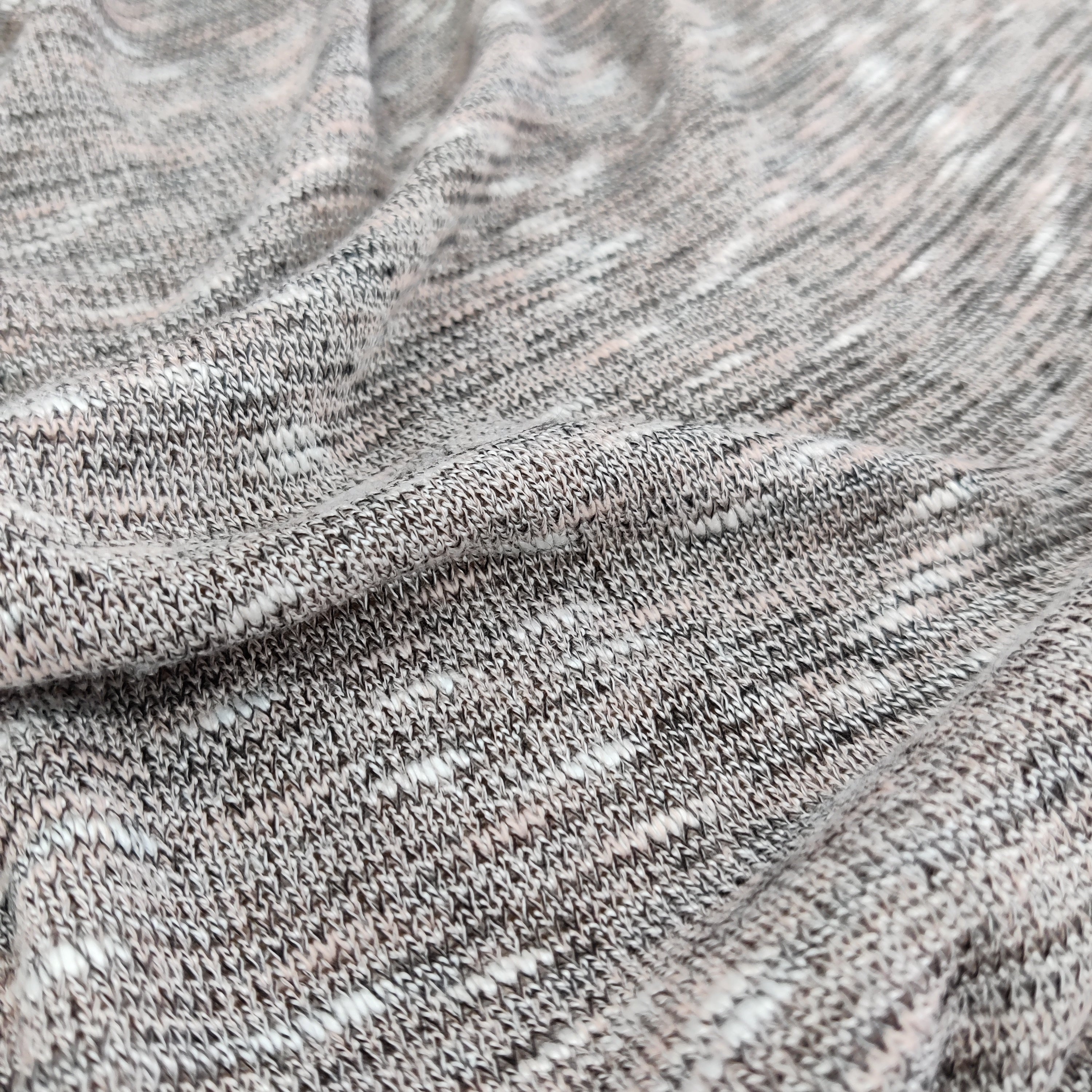 FS719_1 Grey Loose Knit Stretch Fabric | Fabric | drape, Elastane, Fabric, fashion fabric, Grey, Jersey Knit, knit, knit wear, Knitted, knitwear, Light Knitwear, Loose Knit, Loungewear, Loungwear, Nude, Plain, Polyester, sewing, Soft, Stretchy, Viscose | Fabric Styles