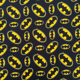 FS636_1 Batman Logo | Fabric | Batman, Brand, Branded, Children, Comic, Comics, Cotton, Cotton SALE, DC, Fabric, fashion fabric, Kids, Logo, making, sewing, Skirt | Fabric Styles