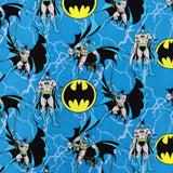 FS636_3 Batman Rope | Fabric | Batman, Blue, Brand, Branded, Children, comic, comics, Cotton, Cotton SALE, dc, drape, Fabric, fashion fabric, hero, Kids, Light blue, logo, making | Fabric Styles